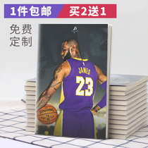 James Curry Around Notebook Student Stationery Note Kobe Harden Basketball Star Diary Gift