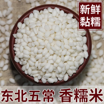 2020 new rice round grain japonica glutinous rice Rice rice zongzi rice 5kg northeast Wuchang farmhouse self-produced grain new sticky rice