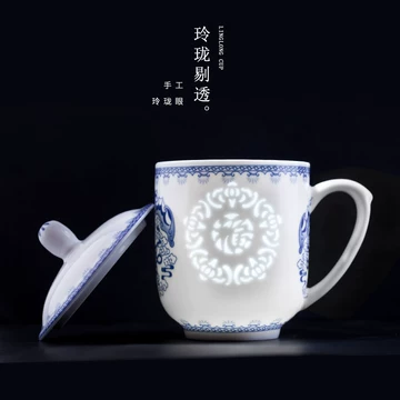 青花玲珑盖碗品牌及商品- 京东