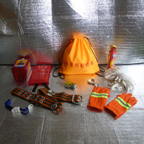 Disaster prevention package earthquake prevention package emergency equipment Home Fire Rescue Fire Fighting escape rope first aid kit