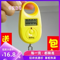 Wei Heng two yuan 25kg portable scale small hand-held fishing scale electronic scale electronic scale