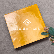Retro glazed handmade brick golden yellow poor wind toilet tile bathroom non-slip floor tile kitchen restaurant wall tile