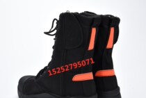 New sole training boots climbing rope competition for fire fighting without steel plate pimps rescue boots soft and light