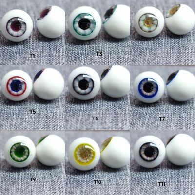 taobao agent OB11 Glass Eye Pearl Round and Smooth Type T series 8mm10mm A products Low arc spot handmade eye