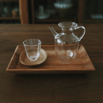 Glutinous rice porcelain) national heat-resistant glass belt Handong cup green teapot transparent glass tea sea Tea Tea