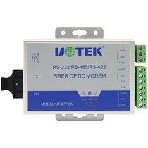 Original UT-277SM serial RS-232 422 485 to fiber transceiver ST interface single mode optical transceiver