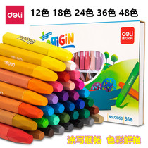 Del Oil Painter Childrens Safety Non-toxic Washable Brush Kindergarten Crayons 12 colors 18 colors 24 colors 36 colors
