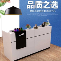 Cash register small one meter bar training institution beauty salon bar counter front desk Nordic retro shop corner