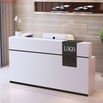Functional clothing bar mall personalized corner table barber mother and baby training institution front desk reception desk collection