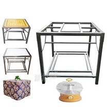 Folding baking fire table Stainless Steel Study Table Baking Fire Rack Square Multifunction Home Heating Stove Warmers