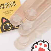 Japanese cat claw socks female skin skin pantyhose wear in summer naked purity leg artifact