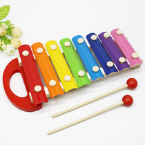 Eight-tone percussion Childrens Zhiyi wooden toys Early childhood enlightenment early education Xylophone percussion instruments
