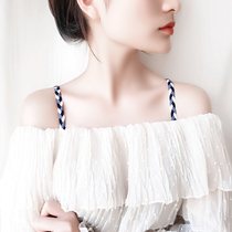 Underwear with female transparent shoulder strap Bra accessories Invisible non-slip can be exposed one-word collar shoulder summer without trace wild