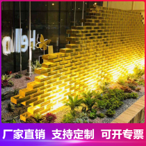 Glass Brick Transparent Square Toilet Partition Wall Bedroom Hotel Bar Terrace Background Genguan Frosted Colored Crystal Brick