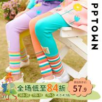 Girls underpants children long pants outside wearing spring and autumn style 2022 new childrens pants big boy slim fit casual pants woman