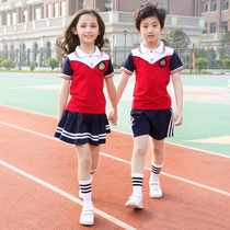 Kindergarten garden clothes summer short sleeves new primary school uniforms class clothes spring and autumn clothes autumn and winter clothes cotton sports set