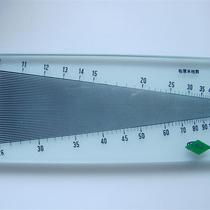 Textile Warp Density Gauge Density Ruler Mirror Mesh of plastic measuring sheet Weft Density Mirror Mesh
