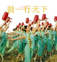 12CM wooden Haian flower drum fitness waist drum handlebar Flower Drum national drum Yangko drum factory direct sales