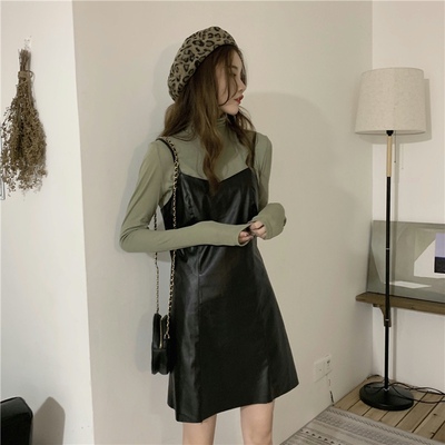 taobao agent Black spring dress, mini-skirt, set, lifting effect, 2023 collection