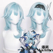 Manmihara Yura god cos wig Silicone simulation scalp partial split head top special color