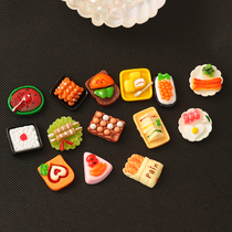 Bread cake egg miniature food play mini model childrens kitchen supermarket play house simulation super small food