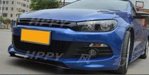 Suitable for Scirocco carbon fiber front lip shovel front chin spoiler modification three-stage angle chin RG model 09-14