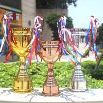 Metal trophy Football basketball game big ears Champions League Cup high-end badminton gold silver and copper champion boutique Gaorui