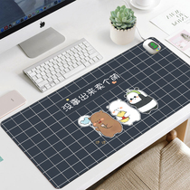 Heating warm table pad desktop heating pad mouse pad warm pad super large office warm hand table pad student writing Warm Pad