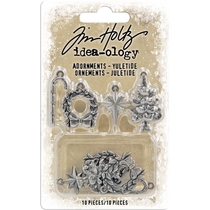 Tim Holtz photo album Card Handbook metal accessories Christmas pendant pendant TH94008