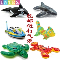 Water inflatable Animals sitting on sea turtles Whale Floating Bed Floating children Swimming Circle Adult unicorn shark swimming ring