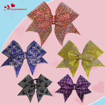Customized cheerleading headdress professional flower ball cheerleading head flower campus big bow childrens style competition head rope women