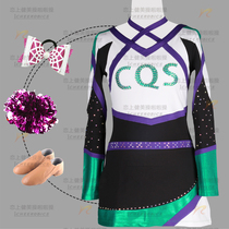 Custom cheerleading competition costumes Flower ball La La exercise competition costumes Performance costumes Female cheerleading uniforms for men and women
