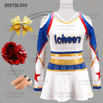 New flower ball La La exercise clothing custom-made skills cheerleading competition clothing mens and womens childrens performance clothes