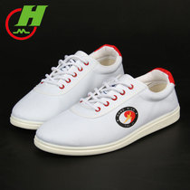Red Cotton Tai Chi Shoes Practice Shoes Canvas Soft Bottom Martial Arts Kung Fu Shoes Morning Practice Spring Summer Men And Women Taijiquan