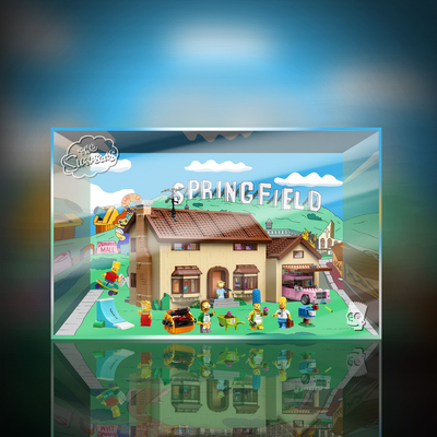 taobao agent 【Move】LEGO 71006 Simpson's house special display box