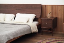 Suyuan furniture | Bedroom furniture combination | Bed bedside table hanger) new Chinese solid wood) modern simplicity