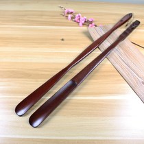 Shoe rack old man creative extended household handle long handle wooden shoehorn lift shoes solid wood pregnant women do not bend over