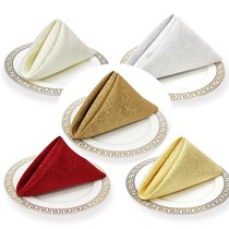 Napkins Boukoubouw Restaurant Hotel exclusive upscale Not Falling Hair cups Mouth Cups Crochet home Euro Western Dining Table Towels