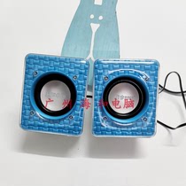 V02 small speaker USB powered laptop home desktop stereo 3 5 interface portable speaker