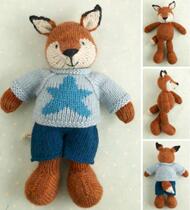 (287) Fox Boy Needle Illustration Handmade Wool Tutorial Doll Needle Illustration