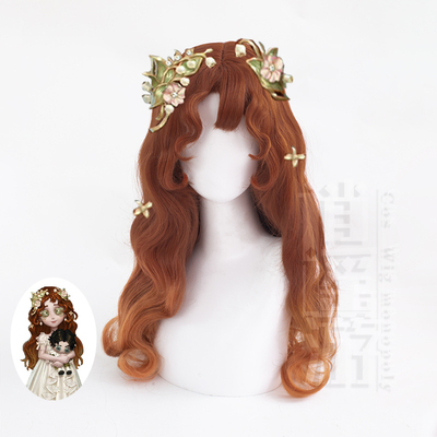 taobao agent Xiaoyaoyou Fifth Personality Little Daughter Ou Didi Carved COS Wig Simulation Small Sitrus Gradient Curly Hair Wig