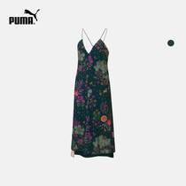  PUMA PUMA official womens LIBERTY joint floral suspender halter dress 532530