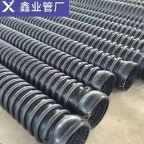 Crater tube polyethylene PE winding structure Wall tube B- type roller hdpe sewer drainage and sewage