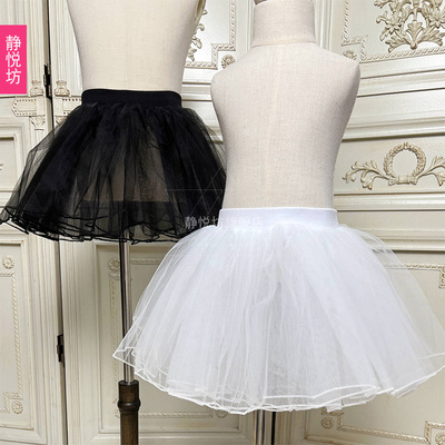taobao agent Children's skirt, white mini-skirt, black small princess costume, halloween