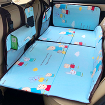 Car mattress rear travel bed suv car non-inflatable car bed folding car mattress rear seat sleeping mat