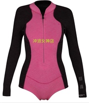 Spot Hurley2mm half-body surf cold clothing wet suit wetsuit diving suit warm spring and autumn womens wetsuit