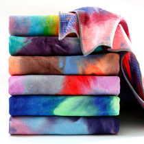 Printed yoga towel non-slip mat towel sweat-absorbing beginner yoga mat blanket towel padded yoga blanket mail
