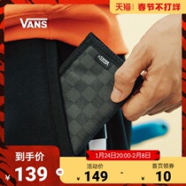 (No Closing) Vans Vans Official Checkerboard Retro Classic Couple Wallet