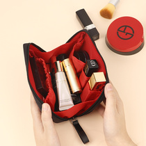 Portable cosmetic bag small portable lipstick storage bag waterproof large capacity female mini mini wash makeup bag Korean