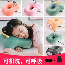 Nap sleeping pillow sleeping pillow Primary School students lying on the sleeping artifact table pillow lunch break pillow